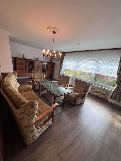 Modern Und Rustikal Mit Kamin Ferienwohnung Kohlert バート・ベルレブルク エクステリア 写真